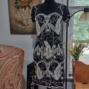 Vintage Embroidered & Sequined Dress by Kay Boutique